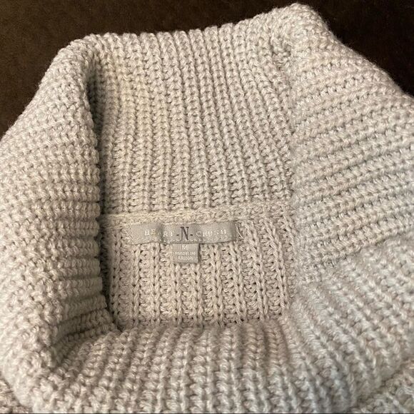 Heart & Crush Gray Cowl Neck Sweater - Picture 4 of 8